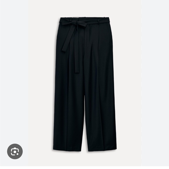 Zara NWT 50th anniversary wool blend trousers with belt 6929/427 - Picture 9 of 10